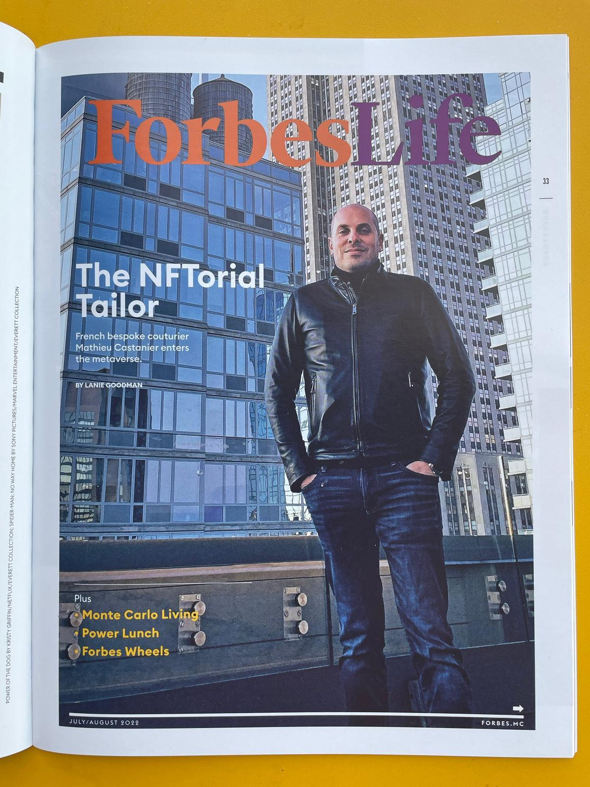 FORBES LIFE COVER Mathieu Castanier - MATHIEU CASTANIER MC
