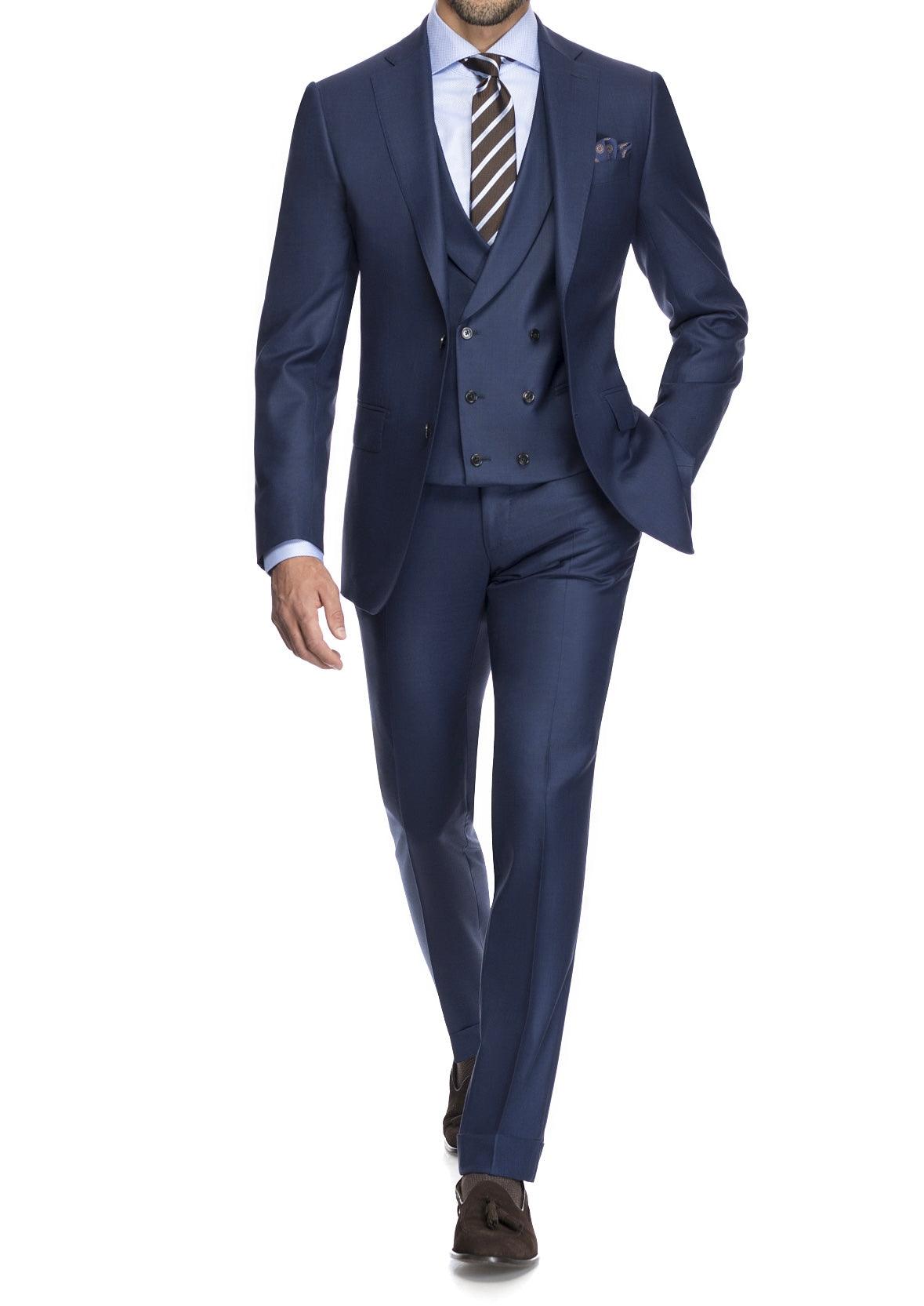 SEMI BESPOKE | SINGLE BREASTED | SUPER 150’s NAVY BLUE