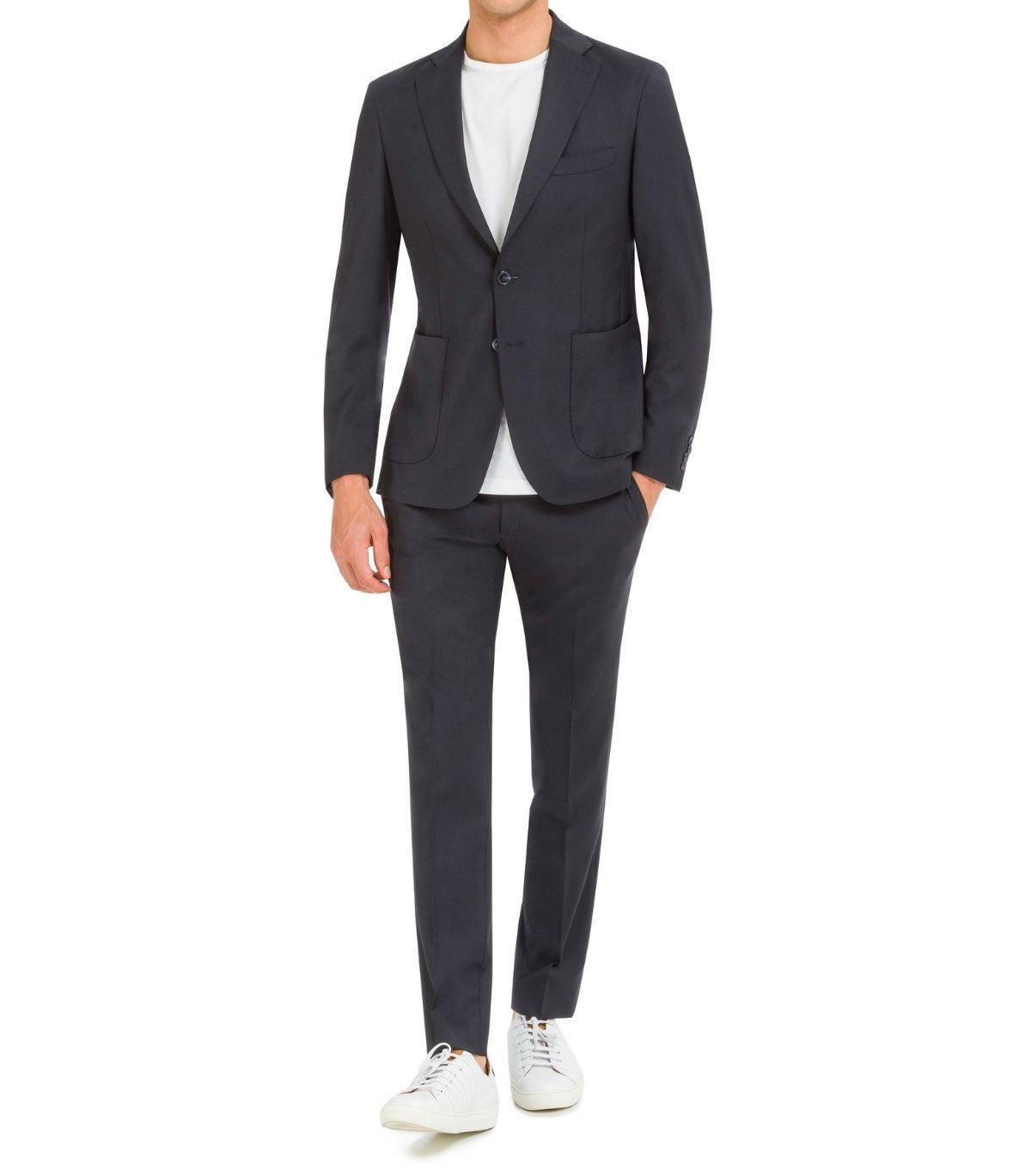 SEMI BESPOKE CASUAL STRETCH SUIT | CHARCOAL GREY - MATHIEU CASTANIER MC