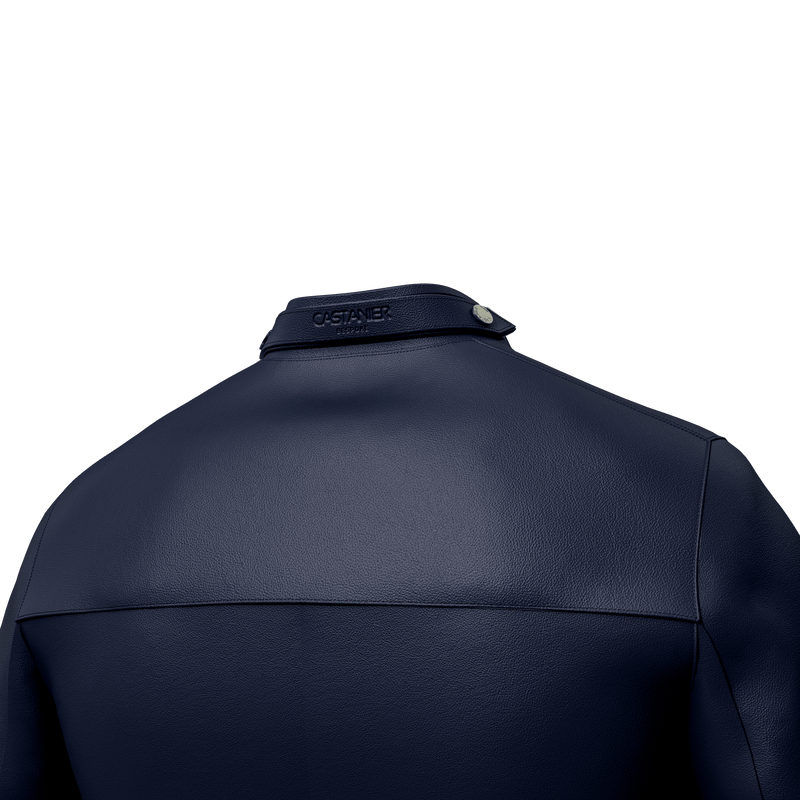 MC Tab Nappa Leather Jacket - Midnight Blue - MATHIEU CASTANIER MC