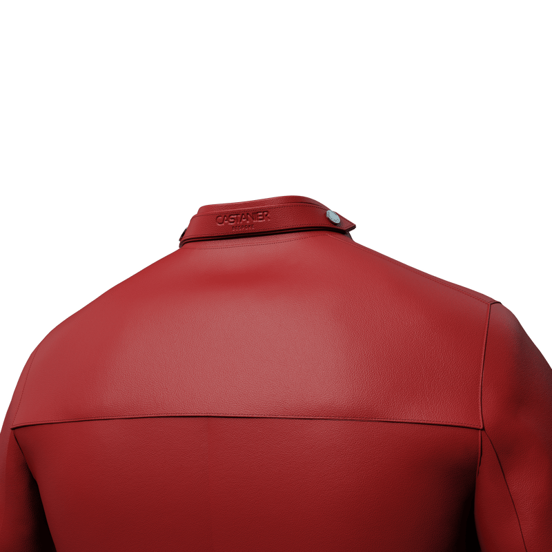 MC Tab Nappa Leather Jacket - RED - MATHIEU CASTANIER MC