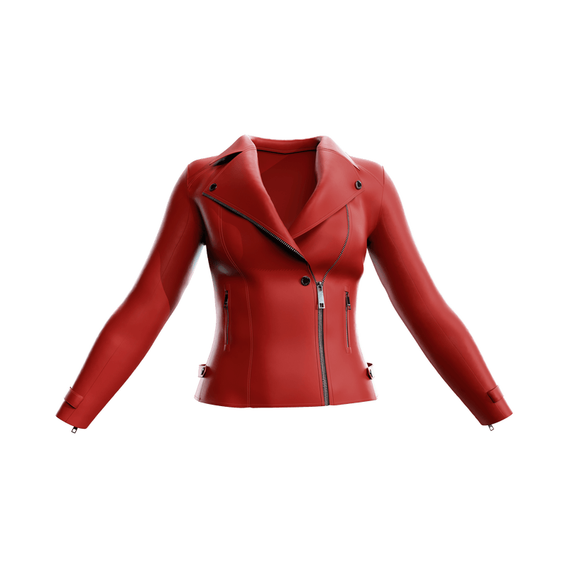 Wonder Biker Jacket - Red - MATHIEU CASTANIER MC