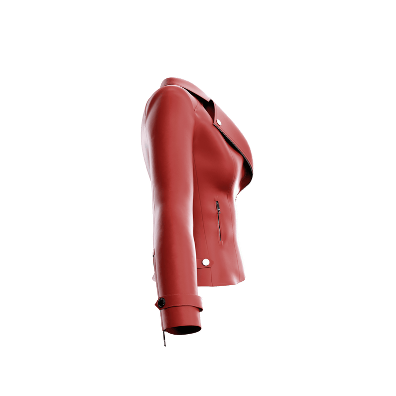 Wonder Biker Jacket - Red - MATHIEU CASTANIER MC