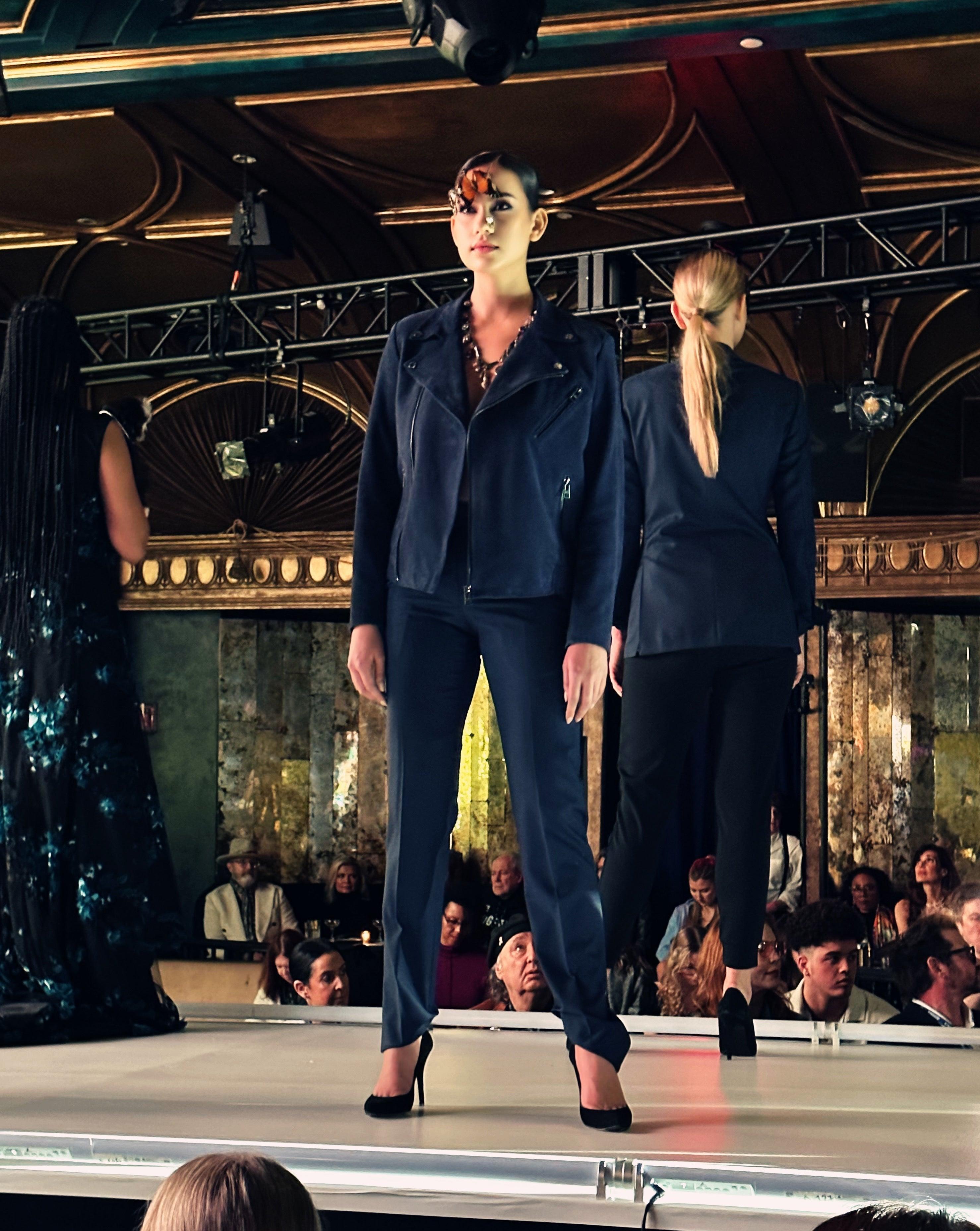 Wonder Biker Suede Deep Blue - MATHIEU CASTANIER MC